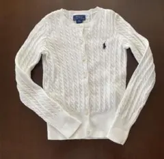 Polo Ralph Lauren キッズ 綿ニットカーディガン　S （７）