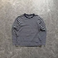 old uniqlo ボーダー　ロンt 長袖カットソー　ノームコア　y2k