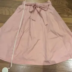 couture brooch　リボン　フレアスカート　38サイズ　ピンク　可愛いのサムネイル