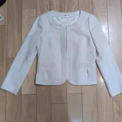 BRIGITTE ノーカラージャケット ベージュ