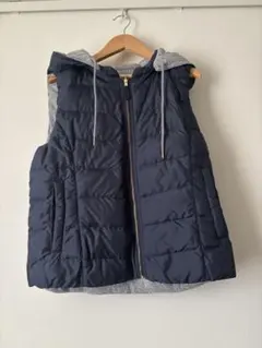 anysis リバーシブルダウンベスト ネイビー グレー