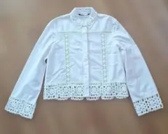 ZARA　ブラウス　白