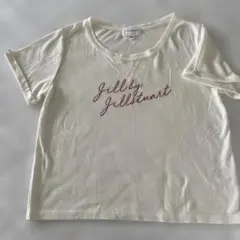 JILL by JILL STUART刺繍ロゴTシャツ ロールスリーブパール付のサムネイル