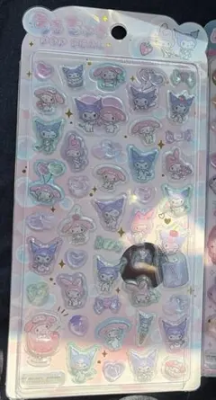 マイメロディ　クロミ　うるちゅるポップシール サンリオ 正規品　パステル