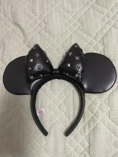 ディズニー ミニー耳型カチューシャ 黒