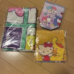 サンリオキャラクターズ レジャーシート＆ボトルホルダー＆ジッパーバッグ