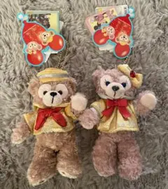 ダッフィー シェリーメイ  30周年 ぬいぐるみバッチ