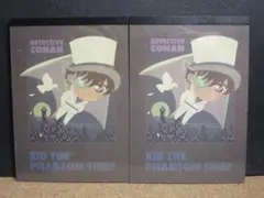 ◎怪盗キッド/名探偵コナン メモ帳：２冊セット☆大きさ９×１２ｃｍくらい☆未使用