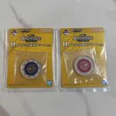 ワンピース 一番くじ H賞 アクリル雑貨アソート ログカウンター 2種セット