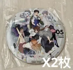 シン・エヴァンゲリオン niko and ... 中国限定ビッグ缶バッジ2枚