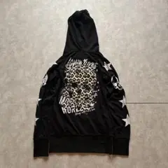 archive grunge scull parka black leopardのサムネイル