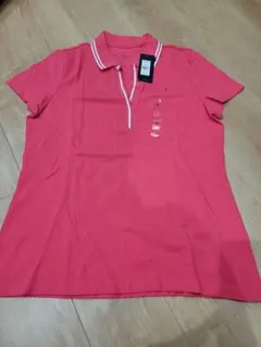 新品　TOMMY HILFIGER ピンク ポロシャツ Lサイズ