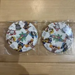 パウ・パトロール 缶バッジ アクリルキーホルダー　スタンド　セット