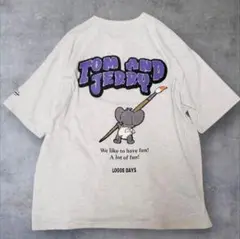新品未使用！しまむら×ロゴスデイズトムとジェリーコラボ半袖TシャツL