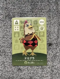 どうぶつの森　amiibo 第3弾 250 ドミグラ