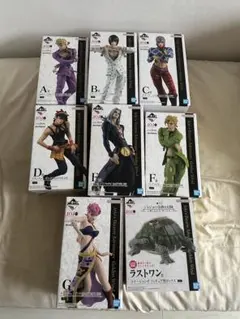一番くじ ジョジョの奇妙な冒険 黄金の風 護衛チーム フィギュアコンプセット