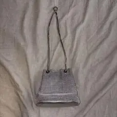 シルバー ショルダーバッグ