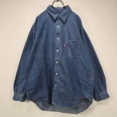 CONVERSE　ヴィンテージ　デニムシャツ　LL　状態良好　90s　人気　古着