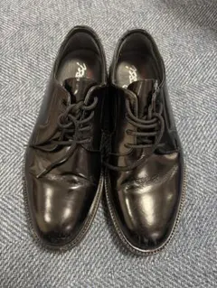 Stefano Rossi ブラックレザー ドレスシューズ　25〜25.5cmのサムネイル