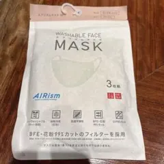 UNIQLO AIRism 洗えるマスク 3枚セット M ベージュ