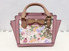 (バッグチャーム付き) ◆ サマンサベガ 花柄 ピンク