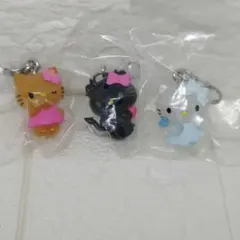 ハローキティ めじるしアクセサリー 日焼け・小悪魔・天使３個セット