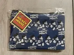 ミッキーマウス フラットポーチ A6サイズ