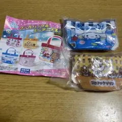 プールバッグ風 ミニポーチ2 シナモロール　コロコロクリリン　ガチャ