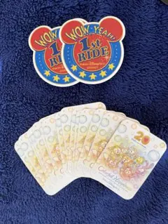 ダッフィーフレンズ カラフルハピネステッカー　1st RIDE ディズニーシー