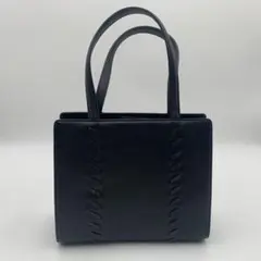 K*I様 MAISON VASICブラックレザー編み込みハンドバッグ - メルカリ