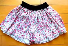 160cm花柄キュロットスカート