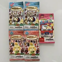 未開封 どうぶつの森amiiboカード 第3,4弾 各2袋 サンリオコラボ 1袋