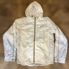 【美品】NIKE ウィンドブレーカー ホワイト ゴールド M