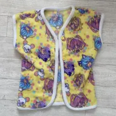 キッズ用フリースベスト イエロー プリキュア