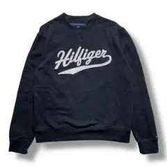 F1674　【即購入OK】TOMMY HILFIGERレトロロゴトレーナー　 M