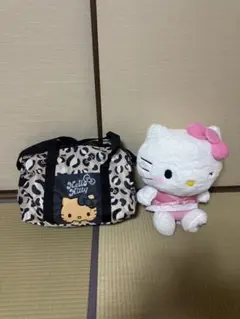 ハローキティ　キャラクター大賞2026超超BIGぬいぐるみぬいぐるみ　収納バッグ