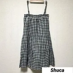 ୨୧ シュカ M キャミワンピース ギンガムチェック 紐付き レディースのサムネイル