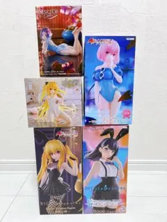 プライズ　フィギュア　セット　ToLOVEる　グリッドマン　5種セット