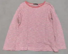 FITH カットソー 120 　オレンジ✕ホワイト　ボーダー　アメカジ