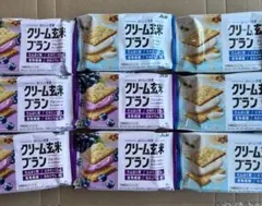 クリーム玄米ブラン ブルーベリー5個・ヨーグルト4個 合計9個のサムネイル