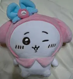 ちいかわ×サンリオキャラクターズ　マイメロディ　ぬいぐるみS