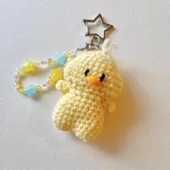 編みぐるみひよこちゃんキーホルダー