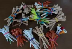 ゴルフティーセット 多種類の色と素材