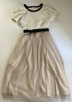 パーティードレス ホワイト・ベージュ