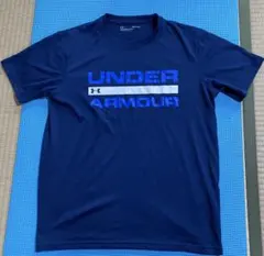 UNDER ARMOUR アンダーアーマー ロゴ入りTシャツ ネイビー