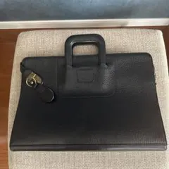 Burberrys ブラック レザー ビジネスバッグ A4 鍵付き - メルカリ