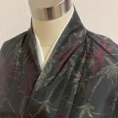 新品同様 着物ショール ベルベット レース 六角形デザイン 振袖羽織り
