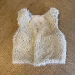 ファーベスト クリーム色 100cm