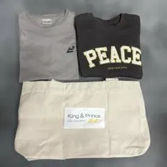 King & Prince〜ピース〜 トレーナー、 Tシャツ、トートバッグ