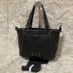 極美品 Dakota ダコタ ダイブ 2WAY ショルダーバッグ ブラック